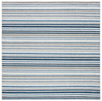 Safavieh Alfombra polipropileno gris/azul 160 x 160 cm