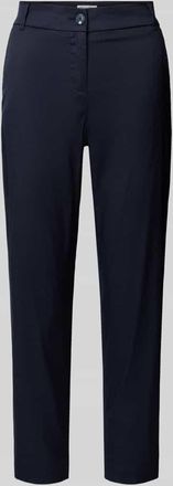 Christian Berg Slim Fit Stoffhose in verk&uuml;rzter Passform in Dunkelblau, Gr&ouml;&szlig;e 36