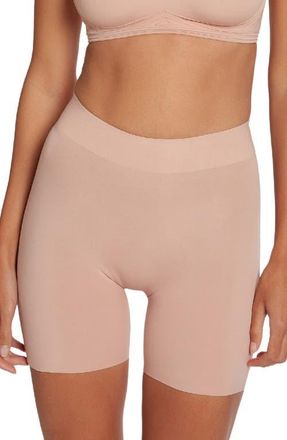 Wolford Cotton Contour Control Shaping Shorts in Rose at Nordstrom, Size 10 Us