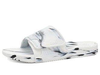 Reef Fanning Slide H20 Mens Slide Shoes Black/White Marble : 14 D - Medium