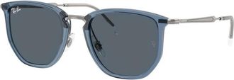 Ray-Ban Heren, Accessoires, Blauw, Maat: 50 MM Nylon
