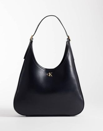 Calvin Klein Borsa da spalla nera-Nero