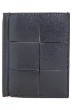 Bottega Veneta Cassette Intrecciato Leather Bifold Wallet in Royal Blue/Nocturnal at Nordstrom