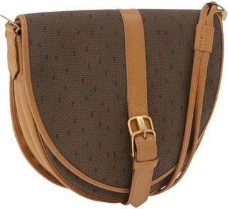 Saint Laurent Pre-owned Vintage PVC Schoudertas - Dames - Vintage Schoudertas - Bruin - ONE Size - Leer - Vintage