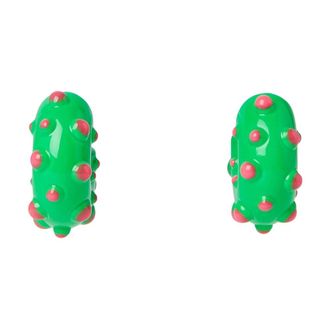Safsafu Earrings, female, Green, Size: ONE SIZE Neon Rave Earrings