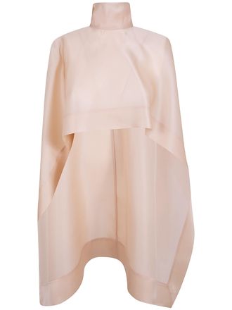 Alberta Ferretti Mini Cape Dress