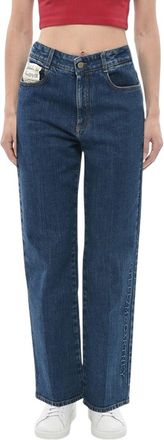 Stella McCartney Blue Straight High Rise Jeans