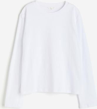 H&M MAMA Stillshirt aus Baumwolle - White