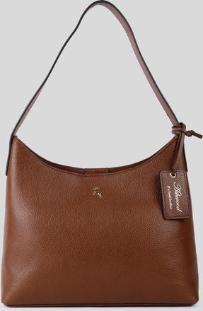 Ashwood Leather Womens Splendore di Milano Real Hobo Shoulder Bag - Tan - One Size