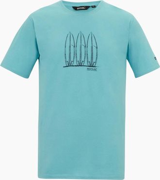 Regatta Mens Regatta Mens Cline IX Surfboard T-Shirt - Blue - Size: 38
