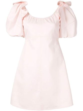 Ellery Valeria bubble-sleeve dress - women - Cotton - 10 - Pink