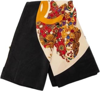 Chanel Pre-owned Scarves, female, Multicolor, Size: ONE SIZE Pre-owned Silk Scarf