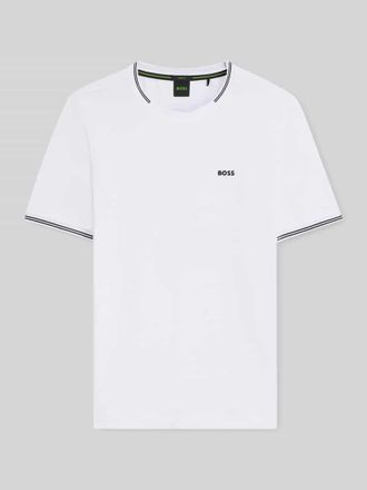 HUGO BOSS Regular Fit T-Shirt aus Baumwoll-Mix Modell TAUL in Weiss, Gr&ouml;&szlig;e XXXL