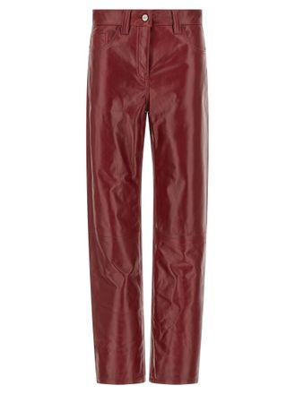 Khaite Maroon Callum pants