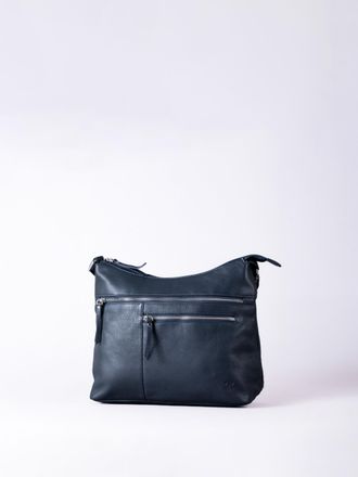 Lakeland Leather Womens Winleigh Shoulder Bag in Navy - One Size