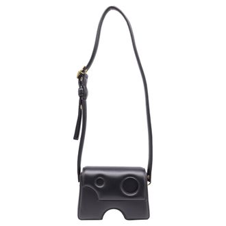 Off-white Burrow-22 Shoulder Bag in Black Leather