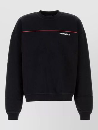 Dsquared2 logo-print cotton crew-neck sweatshirt