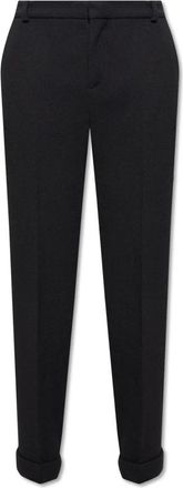 Balmain Plooivoorpantalon - Heren - Chinos - Zwart - L - Katoen - Broeken