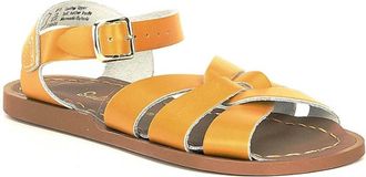 Salt-Water Womens Adult To Infant Original Flat Sandals In Mustard