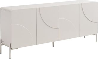 Vente-Unique Aparador con 4 puertas de MDF - Beige - ZELINARO