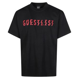 44 Label Group T-Shirts, male, Black, Size: XS T Shirt MM Parlata