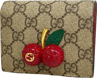 Gucci Brown Pvc Wallet (Bi-Fold) (Pre-Owned)