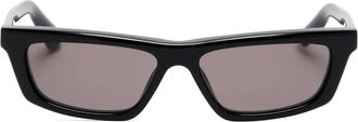 Jacquemus rectangle-frame sunglasses - Black