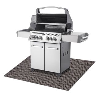 RugsX Rugsx - Magnus 1951 Estera Protectora Para Parrilla Para Terraza, Exterior - Beige Beige 100x200 Cm