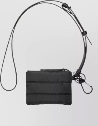 Moncler caradoc card holder padded strap detail