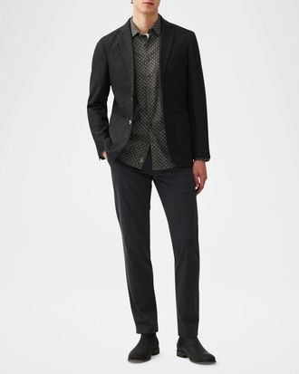 Rodd & Gunn Men & apos;s Thorton Wool Hopsack Sports Fit Jacket