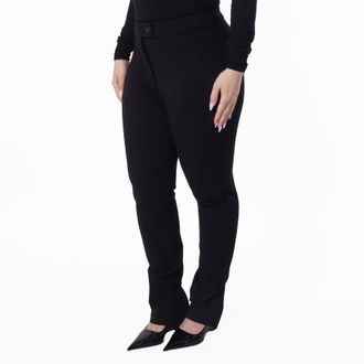 Ferragamo Slim Fit Wool Blend Tailored Trousers, Brand Size 44 ( US Size 10 )