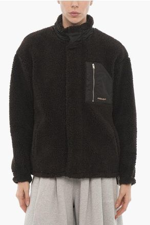 AMBUSH Giubbotto in Pile Bicolore con Taschino taglia Xxs