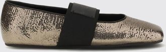Givenchy Ballerina Sliced Squared in pelle metallizzata