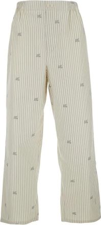 Jacquemus Le Pantalon de Pyjama - Heren - Pyjama - Beige - XL - Katoen - Nachtkleding