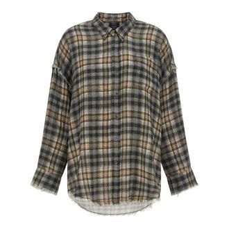 R13 Dames, Blouses & Shirts, Veelkleurig, Maat: S Katoen