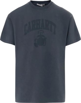Carhartt Work in Progress logo-print T-shirt - men - Cotton - M - Grey