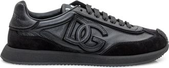 Dolce & Gabbana Cushion Low-top Sneakers - Heren - Sneakers - Zwart - 41 EU - Leer - Schoenen
