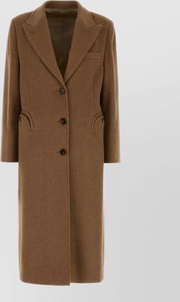 Blaz&eacute; Milano mylius heck long coat notch lapels