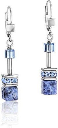 Coeur de Lion Geocube Earrings in Sodalite & Haematite Blue at Nordstrom