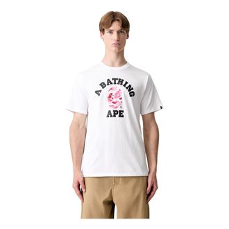 A Bathing Ape A Bathing Ape, Hombre, Camisetas, Blanco, Talla: XL