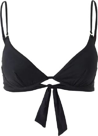 Melissa Odabash Key Largo bikinitop met striksluiting - Zwart