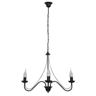 Netlighting Malbo Multi Arm Pendant Ceiling Light Black 60cm