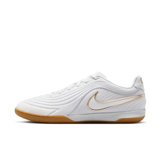 Nike Mens Tiempo Reactgato Indoor/Court Low-Top Soccer Shoes in White | HQ3159-170