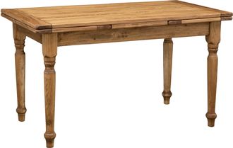 Biscottini International Biscottini - Mesa De Madera Maciza 140x80 Cm Mesa De Comedor Y Cocina Mesa Extensible Mesa De Centro Rectangular Artesano Made In Italy