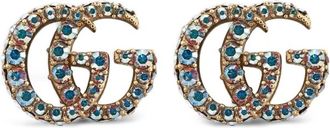 Gucci Double G Crystal-embellished Earrings