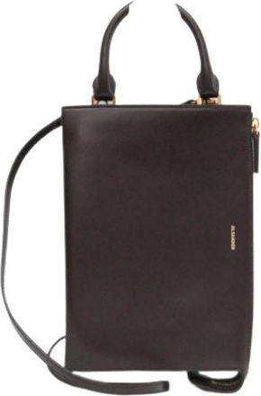 Jil Sander Pre-owned Cross Body Bag - Dames - Vintage Schoudertas - Paars - ONE Size - Leer - Vintage
