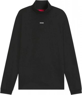 HUGO BOSS Truien & Vesten, Heren, Zwart, S, Katoen, Daporollo Rollneck