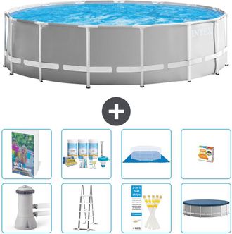 Intex Piscina Prism Frame Redonda - 457x122 Cm - 9-piezas S548
