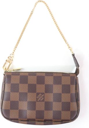 Louis Vuitton Brown Damier Canvas Ebene Damier Canvas Pochette (Pre-Owned)