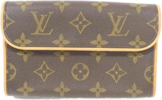 Louis Vuitton Pre-owned Belt Bags, female, Brown, Size: ONE SIZE Pre-owned Canvas Belt Bag